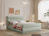 Paxton Mint Chenille Fabric Full Bed PaxtonMint-F Meridian Furniture