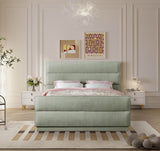 Paxton Mint Chenille Fabric Full Bed PaxtonMint-F Meridian Furniture