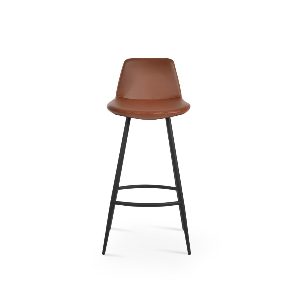 Soho Concept Hazal Chair Barstools & Counterstools - Stylish Leatherette Options With Solid Wood Finishes! Black  Soho-concept-dining-chair-09418