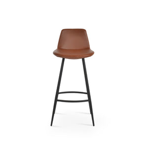 Soho Concept Hazal Chair Barstools & Counterstools - Stylish Leatherette Options With Solid Wood Finishes! Black  Soho-concept-dining-chair-09418
