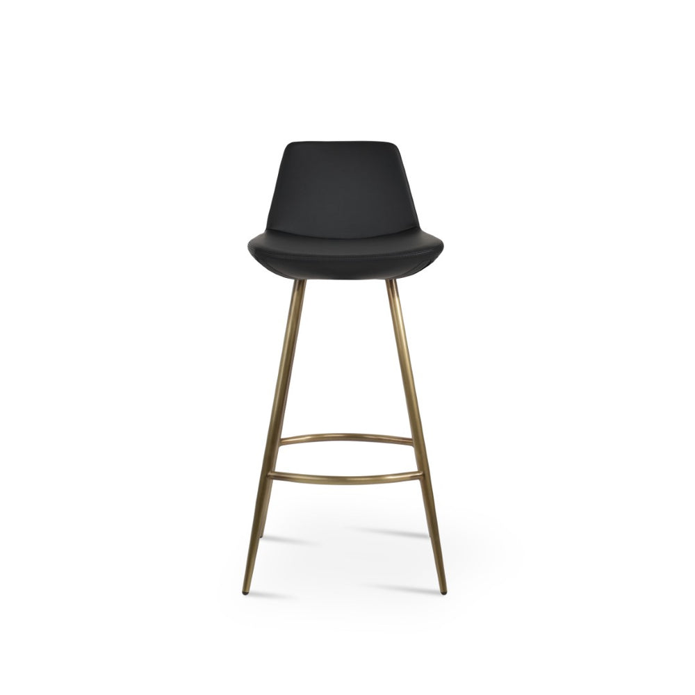 Soho Concept Pera Galata Barstools & Counterstools - Stylish Boucle, Velvet, Nubuck Fabrics | Durable 10-year Warranty Brass,White Steel Tubular Legs Soho-concept-dining-chair-06993