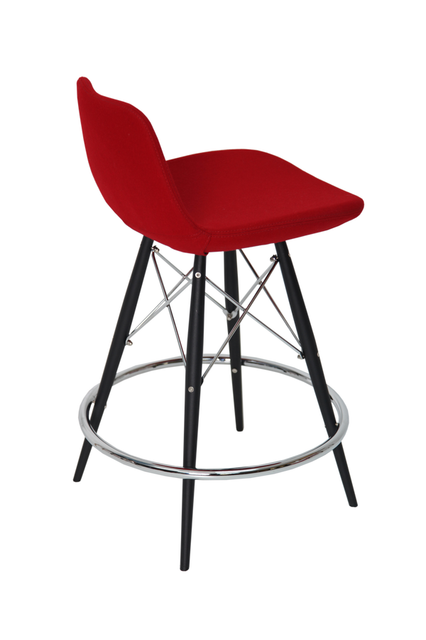 Soho Concept Pera Mw Barstools & Counterstools - Stylish Ergonomic Design, Durable Wool Fabric, 10-year Guarantee Red  Soho-concept-dining-chair-09493