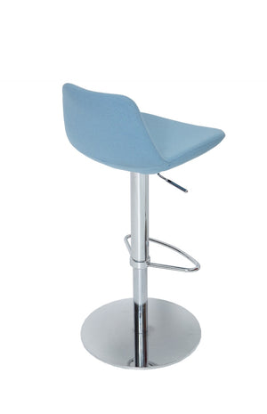 Soho Concept Pera Adjustable Barstools & Counterstools - Stylish Dark Grey Wool, 10-year Guarantee, Max Comfort! Blue  Soho-concept-dining-chair-09500