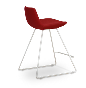 Soho Concept Pera Wire Barstools & Counterstools In Dark Grey Camira Blazer Wool – 10-year Guarantee & Options! Red,White  Soho-concept-dining-chair-09581