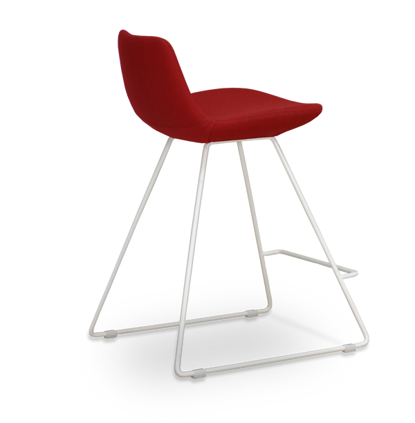 Soho Concept Pera Wire Barstools & Counterstools In Dark Grey Camira Blazer Wool – 10-year Guarantee & Options! Red,White  Soho-concept-dining-chair-09581