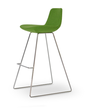 Soho Concept Pera Wire Barstools & Counterstools In Dark Grey Camira Blazer Wool – 10-year Guarantee & Options!   Soho-concept-dining-chair-09585