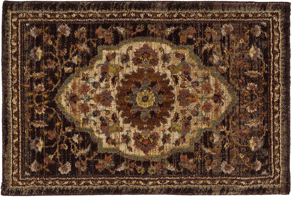 Petra Charcoal 2' x 3' Area Rug Karastan Rugs