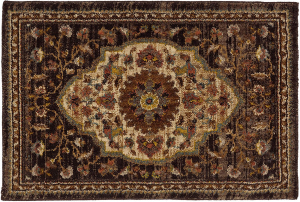 Petra Charcoal 2' x 3' Area Rug Karastan Rugs