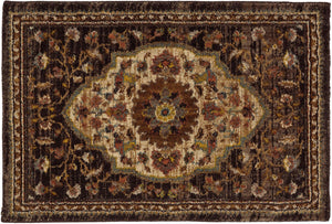 Petra Charcoal 2' x 3' Area Rug Karastan Rugs