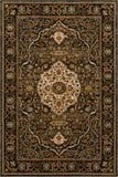 Petra Charcoal 3' 5" x 5' 5" Area Rug Karastan Rugs