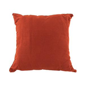Zentique Red 20x20 Accent Pillow – Plush Linen Blend Square Cushion in Vibrant True Red for Sofa, Bed, Decor (98 chars) Pillow C021
