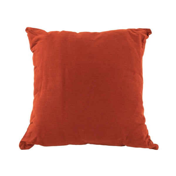 Zentique Red 20x20 Accent Pillow – Plush Linen Blend Square Cushion in Vibrant True Red for Sofa, Bed, Decor (98 chars) Pillow C021