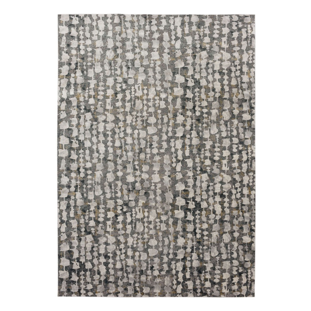Tryst Portofino Granite Area Rug - Modern Abstract Design, Machine Wov