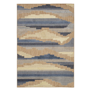 Pristine Cove Blue 9' x 12' Area Rug Karastan Rugs