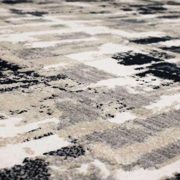 Karastan Rugs Vanguard by Drew & Jonathan Home Provenance Machine Woven Triexta Modern/Contemporary Area Rug Soot 2' 4" x 7' 10"