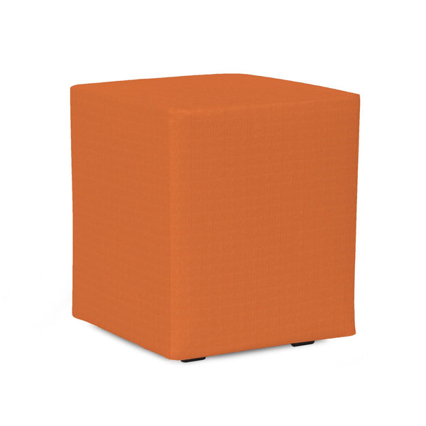 Howard Elliott Universal Patio Cube - Durable Outdoor Seating For Your Porch Or Patio With Fun Sunbrella Fabrics Orange 100% Sunbrella Acrylic Q128-297-howard-elliott