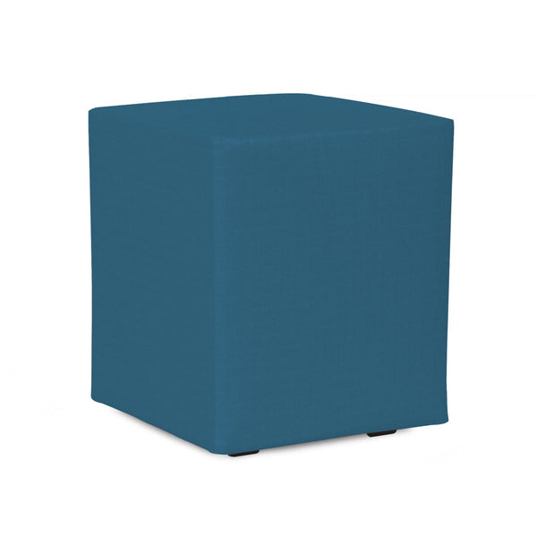 Howard Elliott Universal Patio Cube - Durable Outdoor Seating For Your Porch Or Patio With Fun Sunbrella Fabrics Blue 100% Sunbrella Acrylic Q128-298-howard-elliott
