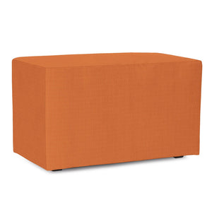 Howard Elliott Universal Patio Bench - Durable Outdoor Seating In Vibrant Sunbrella Fabrics For All Seasons Orange 100% Sunbrella Acrylic Q130-297-howard-elliott