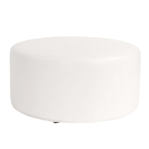 Howard Elliott Axis Ottoman - Stylish Modular Design With Durable Marine Vinyl Cover For Outdoor Elegance & Comfort White 100% Polyurethane Q132-944-howard-elliott
