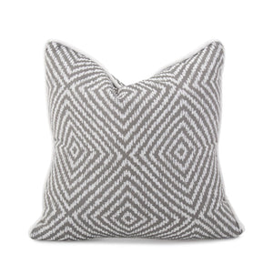 Howard Elliott Outdoor Pillow - Soft Woven Fabric With Durable Design For Indoor & Outdoor Living Spaces, Chic Style Gray 50% Polyester,50% Olefin Q2-1281-howard-elliott