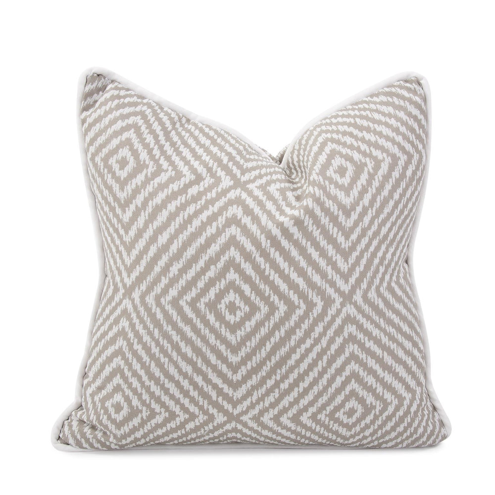 Howard Elliott Outdoor Pillow - Soft Woven Fabric With Durable Design For Indoor & Outdoor Living Spaces, Chic Style Gray 50% Polyester,50% Olefin Q2-1281-howard-elliott
