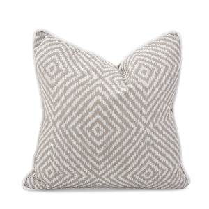 Howard Elliott Outdoor Pillow - Soft Woven Fabric With Durable Design For Indoor & Outdoor Living Spaces, Chic Style Gray 50% Polyester,50% Olefin Q2-1282-howard-elliott