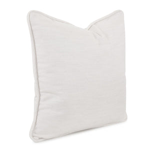 Howard Elliott Outdoor Pillow - Soft Woven Fabric With Durable Design For Indoor & Outdoor Living Spaces, Chic Style White 100% Polyester Q2-1332-howard-elliott