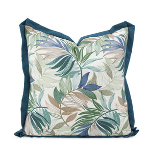 Howard Elliott Outdoor Pillow - Soft Woven Fabric With Durable Design For Indoor & Outdoor Living Spaces, Chic Style Blue 100% Polyester Q3-1274-howard-elliott