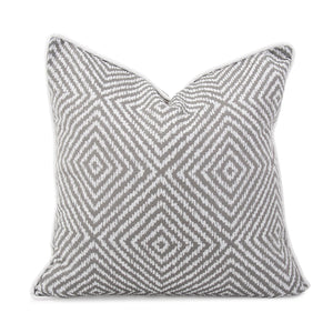 Howard Elliott Outdoor Pillow - Soft Woven Fabric With Durable Design For Indoor & Outdoor Living Spaces, Chic Style Gray 50% Polyester,50% Olefin Q3-1281-howard-elliott