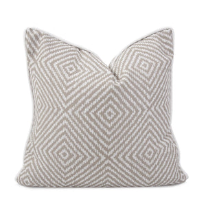 Howard Elliott Outdoor Pillow - Soft Woven Fabric With Durable Design For Indoor & Outdoor Living Spaces, Chic Style Gray 50% Polyester,50% Olefin Q3-1282-howard-elliott