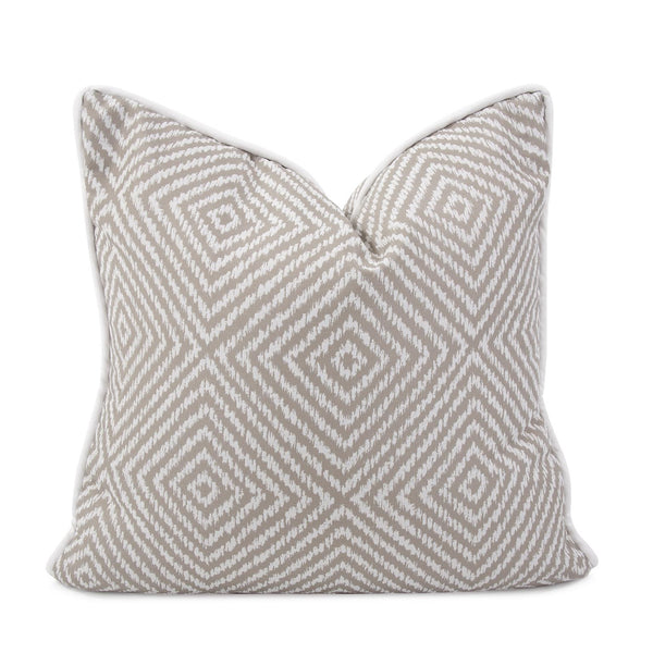 Howard Elliott Outdoor Pillow - Soft Woven Fabric With Durable Design For Indoor & Outdoor Living Spaces, Chic Style Gray 50% Polyester,50% Olefin Q3-1282-howard-elliott