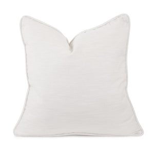 Howard Elliott Outdoor Pillow - Soft Woven Fabric With Durable Design For Indoor & Outdoor Living Spaces, Chic Style White 100% Polyester Q3-1332-howard-elliott