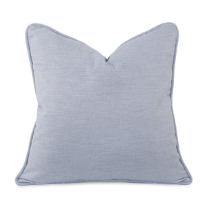 Howard Elliott Outdoor Pillow - Soft Woven Fabric With Durable Design For Indoor & Outdoor Living Spaces, Chic Style Blue 100% Polyester Q3-1333-howard-elliott