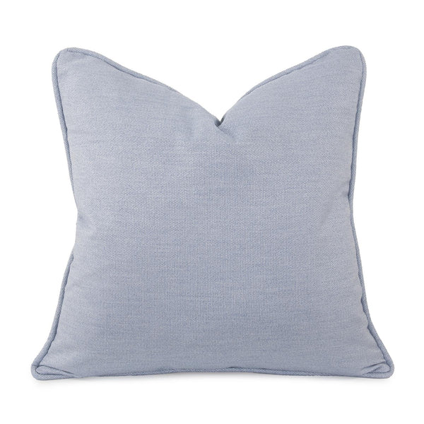 Howard Elliott Outdoor Pillow - Soft Woven Fabric With Durable Design For Indoor & Outdoor Living Spaces, Chic Style Blue 100% Polyester Q3-1333-howard-elliott