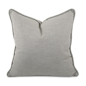 Howard Elliott Outdoor Pillow - Soft Woven Fabric With Durable Design For Indoor & Outdoor Living Spaces, Chic Style Gray 100% Polyester Q3-1334-howard-elliott