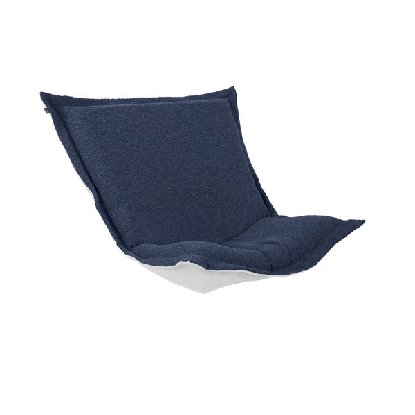 Howard Elliott Patio Scroll Puff Chair Cover & Cushion - Versatile Comfort For Indoor And Outdoor Spaces Blue 93% Rolefin,7% Pes Q300-1341p-howard-elliott
