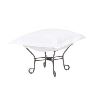 Howard Elliott Scroll Puff Ottoman – Luxurious Comfort With Removable Covers, Perfect For Any Stylish Living Space Brown 100% Sunbrella Acrylic Q510-467-howard-elliott