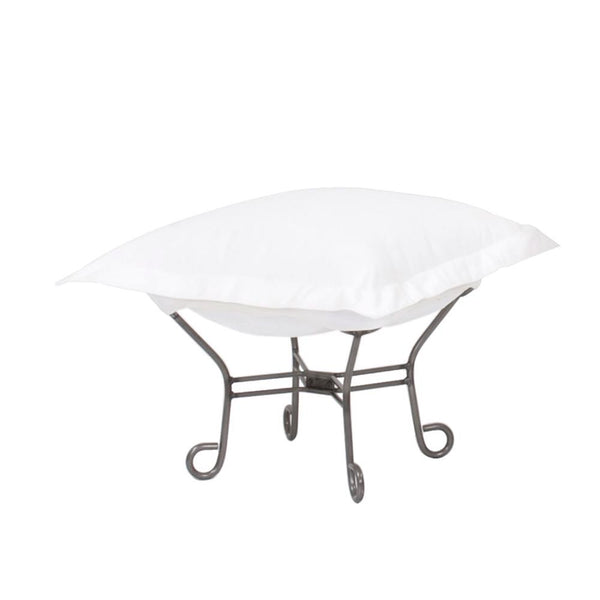 Howard Elliott Scroll Puff Ottoman – Luxurious Comfort With Removable Covers, Perfect For Any Stylish Living Space Brown 100% Sunbrella Acrylic Q510-467-howard-elliott