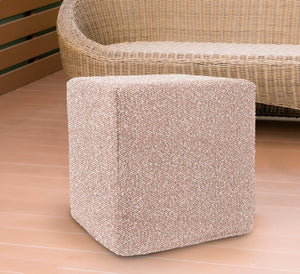 Howard Elliott Patio No Tip Block Foam Ottoman – Versatile Indoor/Outdoor Seating With Durable Alicante Fabric Cover Pink 93% Rolefin,7% Pes Q850-1335-howard-elliott