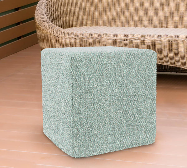 Howard Elliott Patio No Tip Block Foam Ottoman – Versatile Indoor/Outdoor Seating With Durable Alicante Fabric Cover Blue 93% Rolefin,7% Pes Q850-1337-howard-elliott