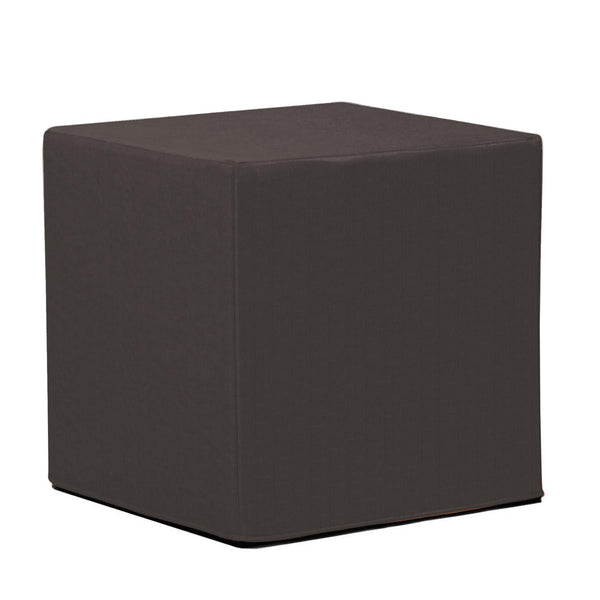 Howard Elliott No Tip Block Lightweight Foam Ottoman With Durable Sunbrella Cover For Indoor And Outdoor Use Gray 100% Sunbrella Acrylic Q850-460-howard-elliott