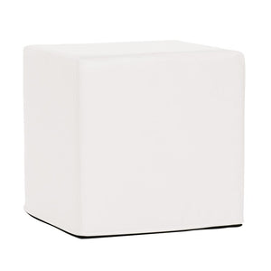 Howard Elliott Axis Ottoman - Stylish Modular Design With Durable Marine Vinyl Cover For Outdoor Elegance & Comfort White 100% Polyester Q850-944-howard-elliott