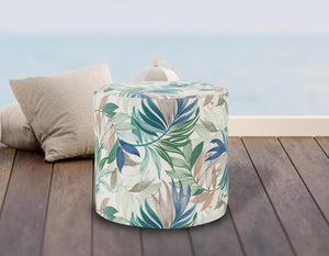 Howard Elliott Patio No-tip Cylinder Short – Versatile Foam Ottoman For Indoor And Outdoor Comfort And Style Blue 100% Polyester Q851-1274-howard-elliott