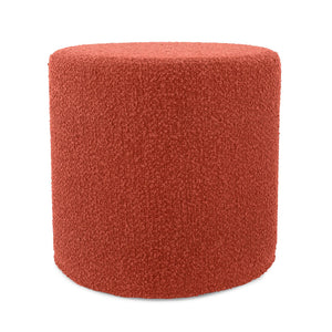 Howard Elliott Patio No-tip Cylinder Short – Versatile Foam Ottoman For Indoor And Outdoor Comfort And Style Orange 93% Rolefin,7% Pes Q851-1338-howard-elliott
