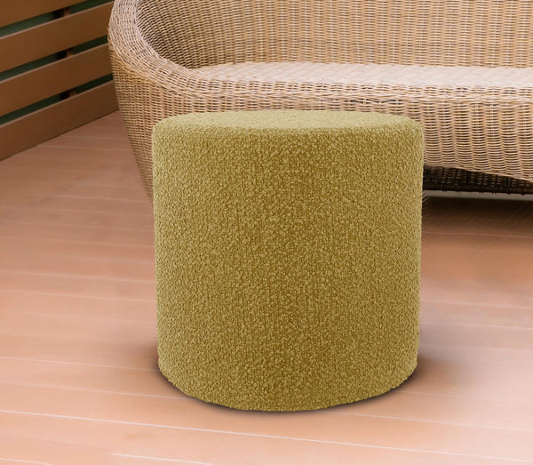 Howard Elliott Patio No-tip Cylinder Short – Versatile Foam Ottoman For Indoor And Outdoor Comfort And Style Yellow 93% Rolefin,7% Pes Q851-1339-howard-elliott