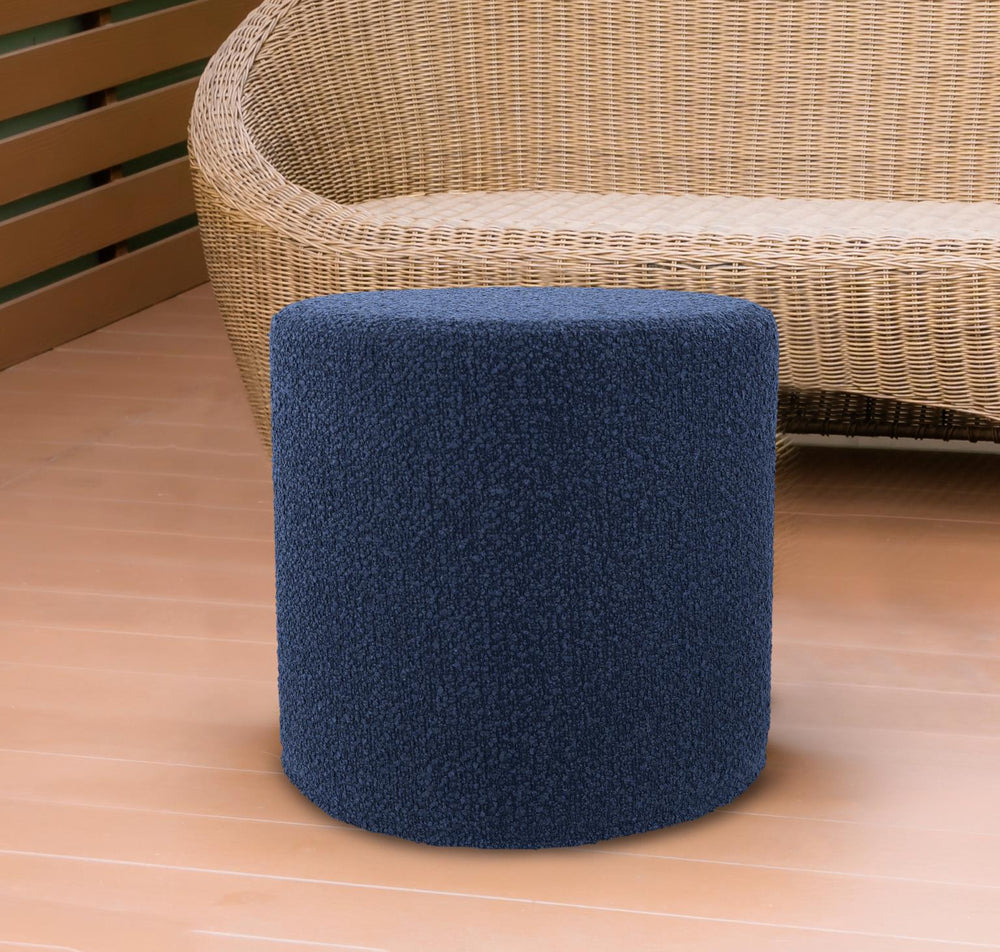 Howard Elliott Patio No-tip Cylinder Short – Versatile Foam Ottoman For Indoor And Outdoor Comfort And Style Blue 93% Rolefin,7% Pes Q851-1341-howard-elliott