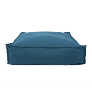 Howard Elliott Outdoor Square Floor Pouf - Handmade Seascape Pillow For Ultimate Comfort In Any Outdoor Space Blue 100% Sunbrella Acrylic Q874-298-howard-elliott