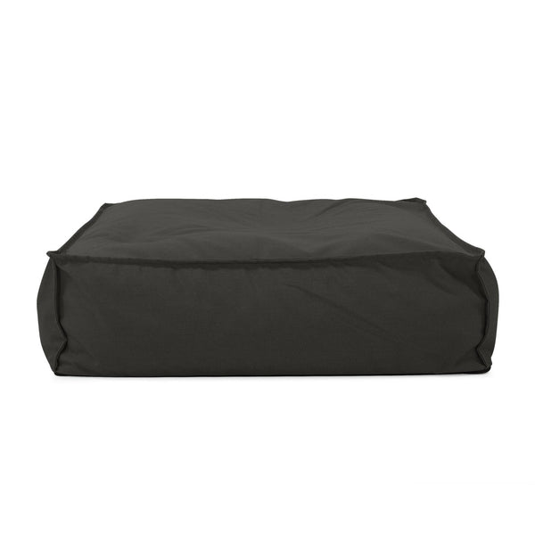 Howard Elliott Outdoor Square Floor Pouf - Handmade Seascape Pillow For Ultimate Comfort In Any Outdoor Space Gray 100% Sunbrella Acrylic Q874-460-howard-elliott