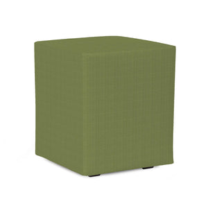 Howard Elliott Universal Cube Cover - Luxurious Faux Leather Slipcover For Stylish Home Décor Updates Green 100% Sunbrella Acrylic Qc128-299-howard-elliott