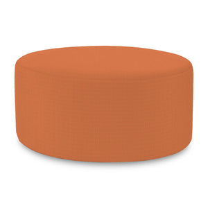 Howard Elliott Universal 36-inch Round Ottoman Cover - Durable Sunbrella Fabric For Stylish Outdoor Decor Upgrade Orange 100% Sunbrella Acrylic Qc132-297-howard-elliott